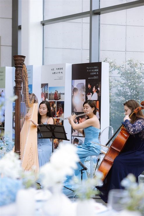 A Dreamy Blue and White Wedding at Hotel X Toronto