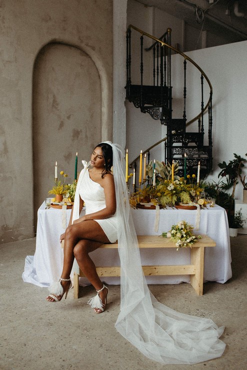 A Mimosa And Emerald Inspo Styled Shoot
