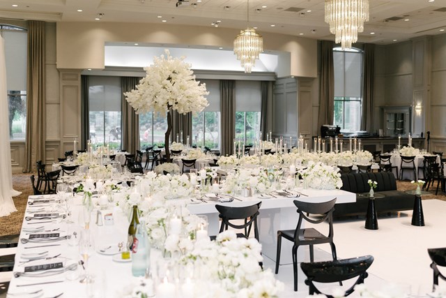 A Timeless Black and White Wedding at Copper Creek