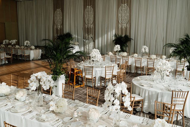 A Timeless White Florals and Gold Wedding at the Four Seasons Hotel Toronto