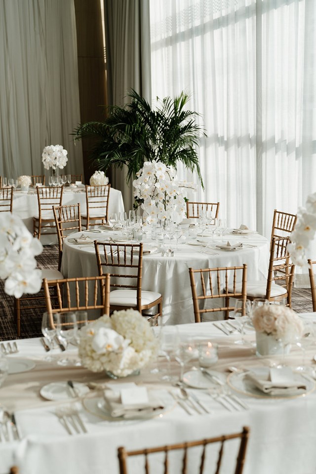 A Timeless White Florals and Gold Wedding at the Four Seasons Hotel Toronto
