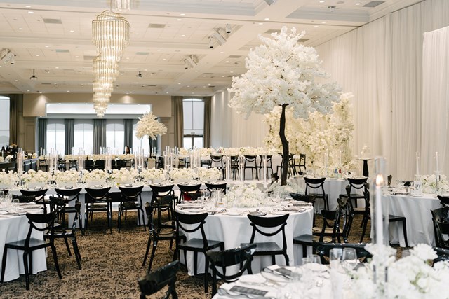 A Timeless Black and White Wedding at Copper Creek