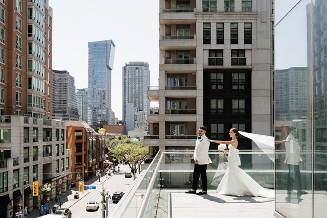 A Timeless White Florals and Gold Wedding at the Four Seasons Hotel Toronto