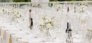 A Dream Wedding in Drapes and Lights at Eaton Hall