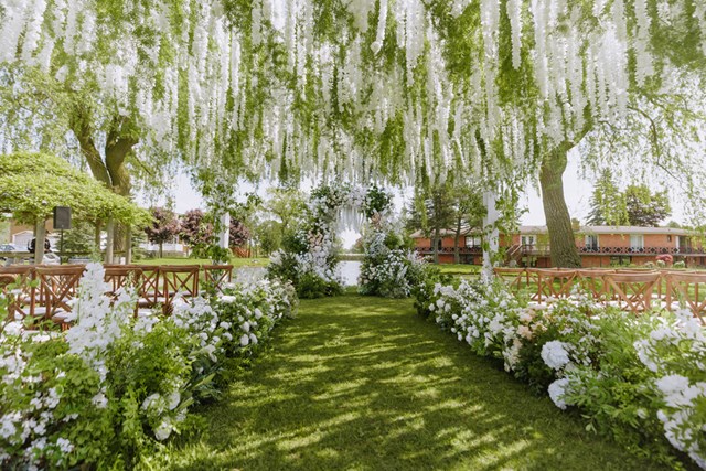 Wedded Bliss in Bloom at Willow Springs Winery