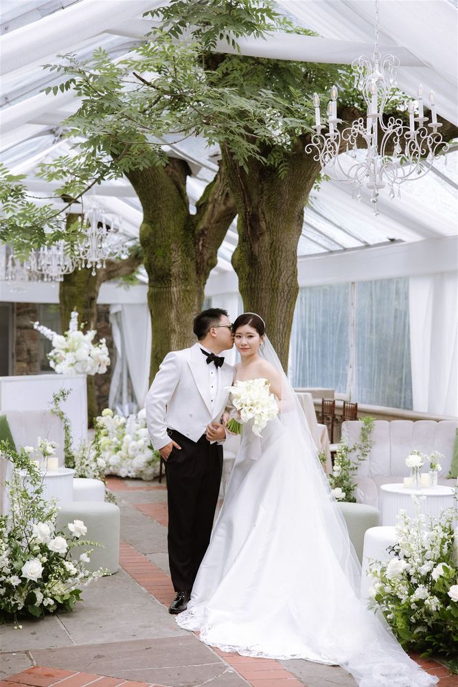 Thumbnail for Elegant Orchid-Filled Wedding at Graydon Hall Manor