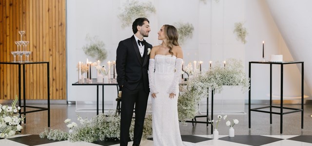 Modern Elegance and Industrial Chic Wedding at Ricarda’s