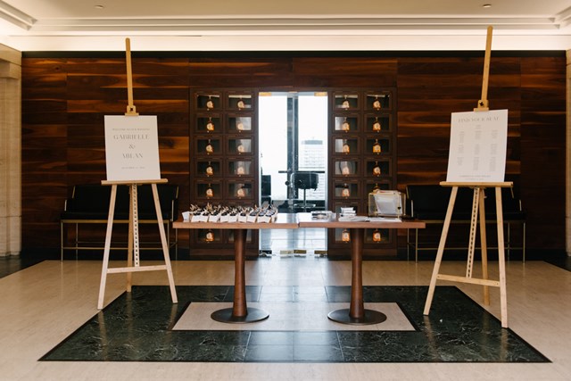 City Chic Wedding Done Right at Canoe Restaurant & Bar