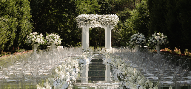 A Dramatic Garden Wedding at Graydon Hall Manor