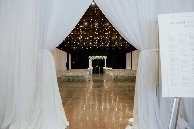 Romantic Modern Wedding Unfolds at York Mills Gallery