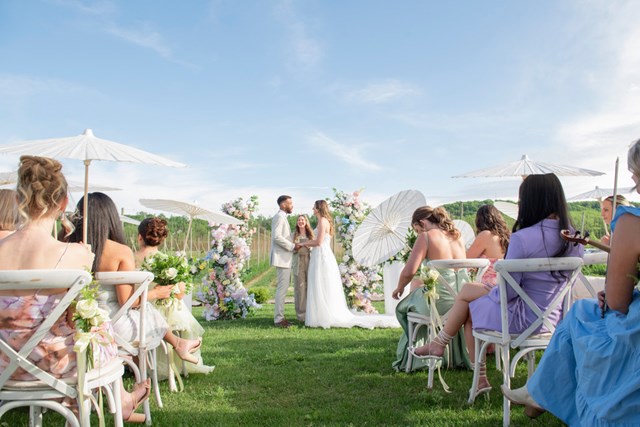 Flower Wedding At The Winery Styled Shoot