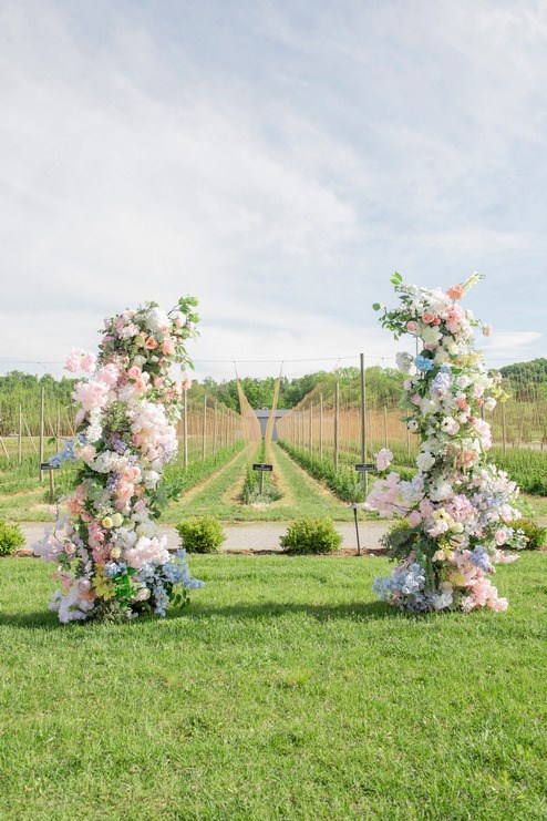 Flower Wedding At The Winery Styled Shoot