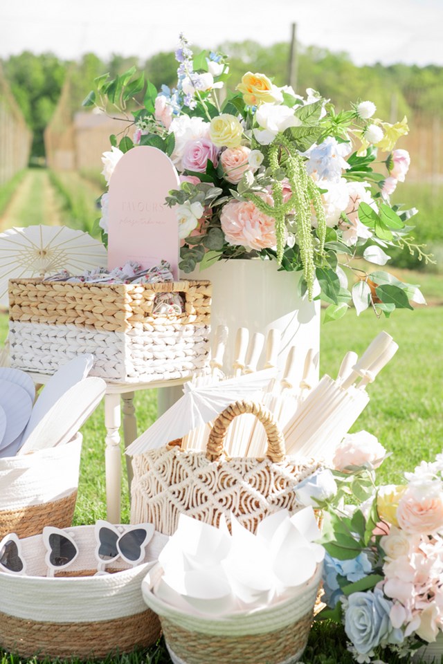 Flower Wedding At The Winery Styled Shoot