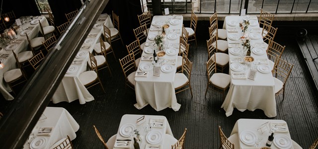 Romantic Industrial Wedding at OBJX Studio