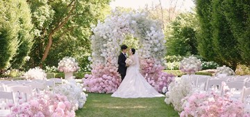 Luxurious Blush and White Garden Wedding at Graydon Hall Manor