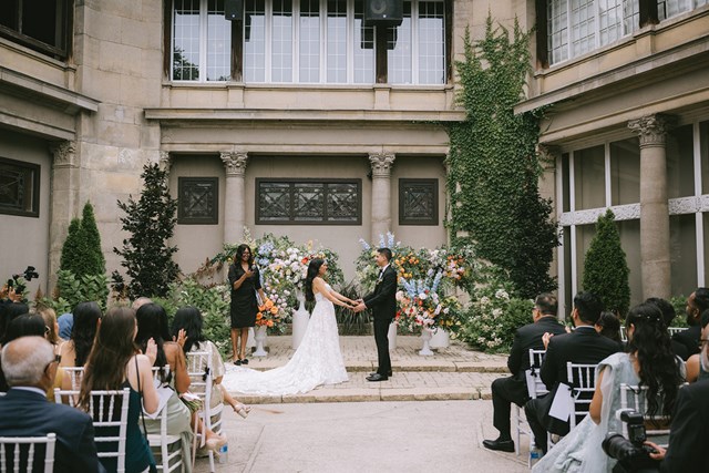 Vibrant Garden Wedding at Liberty Grand Entertainment Complex