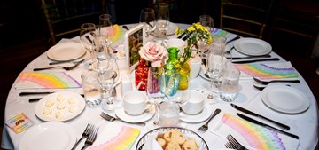 Playful Rainbow Charm at Millcroft Inn and Spa