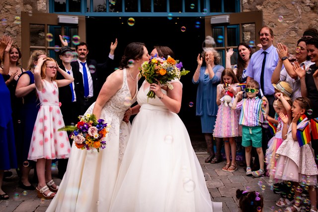 Playful Rainbow Charm at Millcroft Inn and Spa