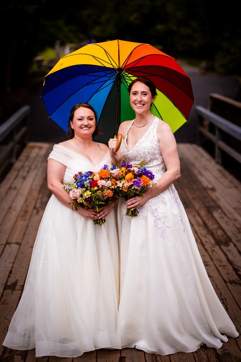 Playful Rainbow Charm at Millcroft Inn and Spa