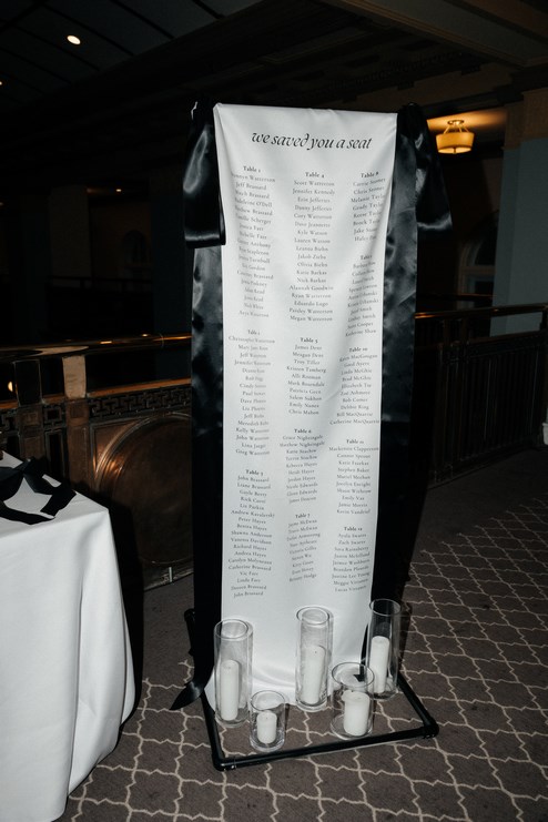 A Candlelit White and Gold Wedding at One King West