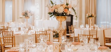 A Classic Blush and Gold Wedding at the Omni King Edward Hotel