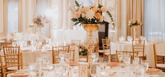 A Classic Blush and Gold Wedding at the Omni King Edward Hotel