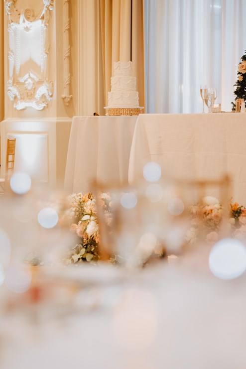 A Classic Blush and Gold Wedding at the Omni King Edward Hotel