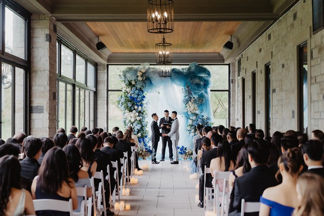 A Blue & White Harry Potter Wedding at The Arlington Estate