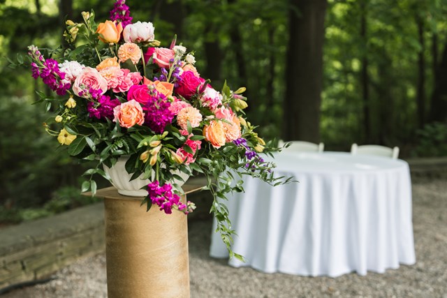 A Vibrant Garden Wedding at Estates of Sunnybrook