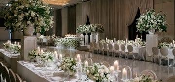 A Lush White Floral Wedding at Chateau Le Parc