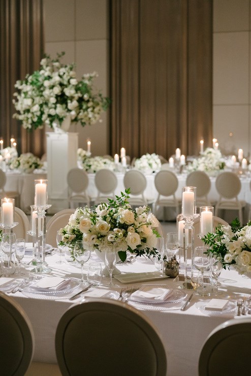A Lush White Floral Wedding at Chateau Le Parc