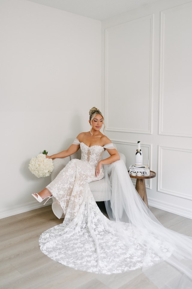 A Lush White Floral Wedding at Chateau Le Parc