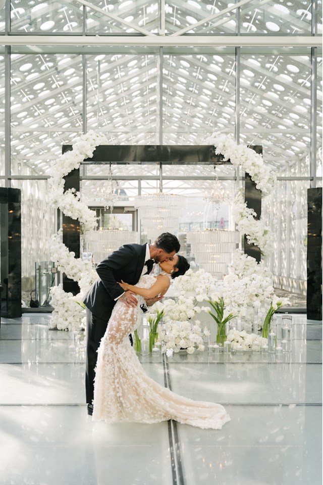A Modern Monochrome Wedding Under Glass at Hotel X Toronto