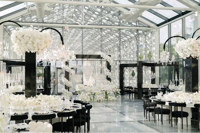 A Modern Monochrome Wedding Under Glass at Hotel X Toronto
