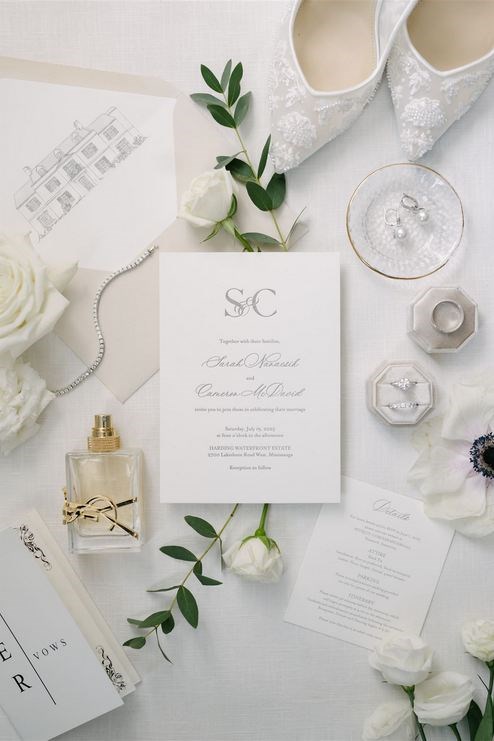 A Luxurious Garden Wedding at Harding Waterfront Estate