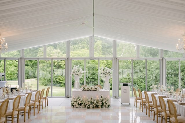A Luxurious Garden Wedding at Harding Waterfront Estate
