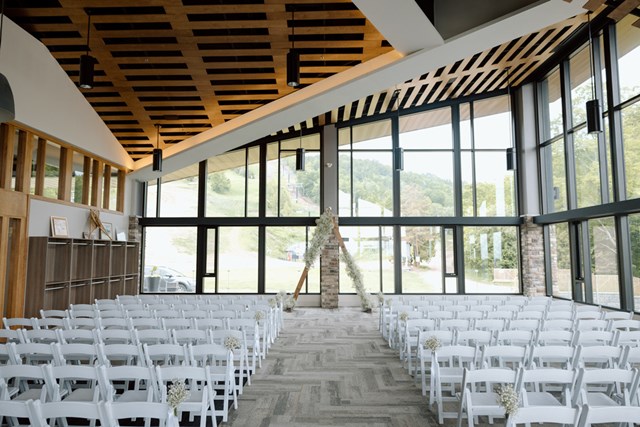 A Rustic Baby's Breath Wedding at Alpine Ski Club