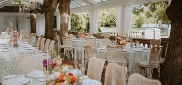 Canopy, Chandeliers & Colour: A Garden Wedding at Graydon Hall Manor