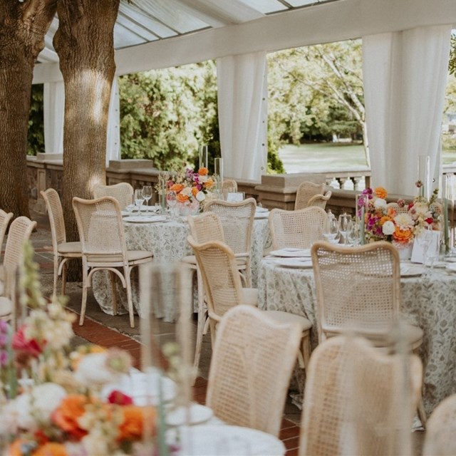 Canopy, Chandeliers & Colour: A Garden Wedding at Graydon Hall Manor