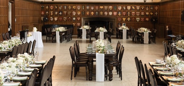 Candlelit Romance Beneath the Coats of Arms at Hart House