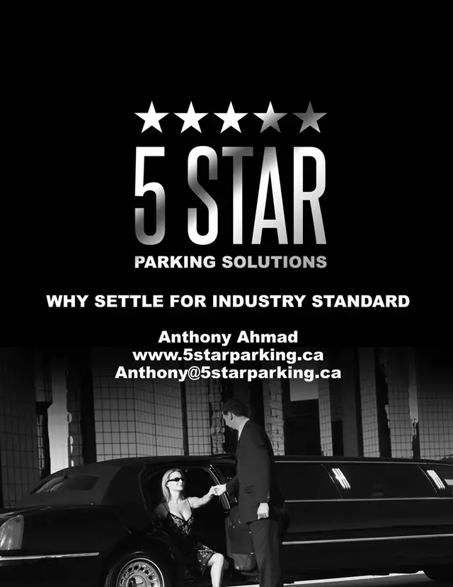 Valet Services: 5 Star Parking Solutions 5