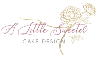 A Little Sweeter Cake Design