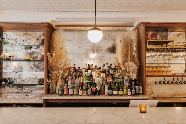 Our beautiful bar