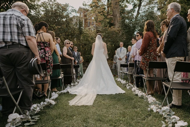 Ceremony on the Annex Lawn