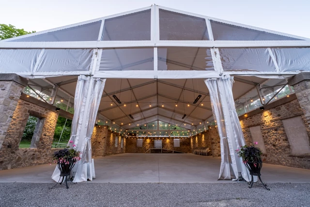 Tented Annex Courtyard