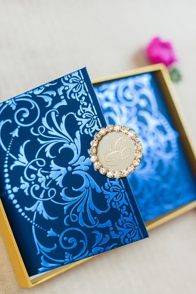 Carousel images of Azure Couture Event Stationery