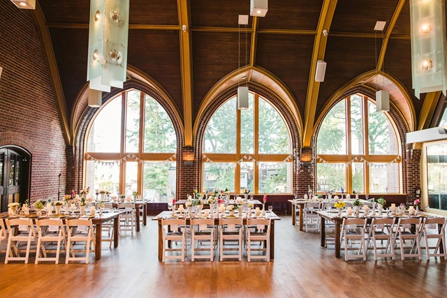 The Great Hall interior wedding setting