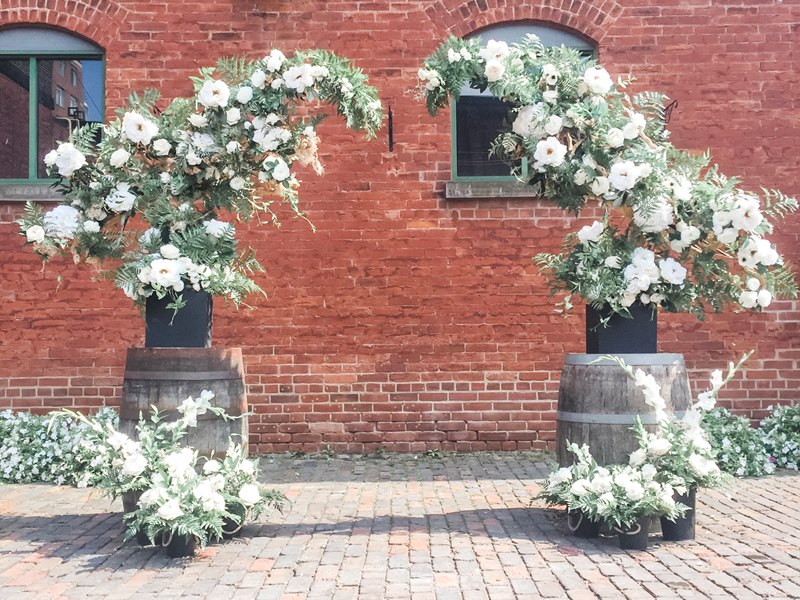 Custom Grapewood Ceremony Arch