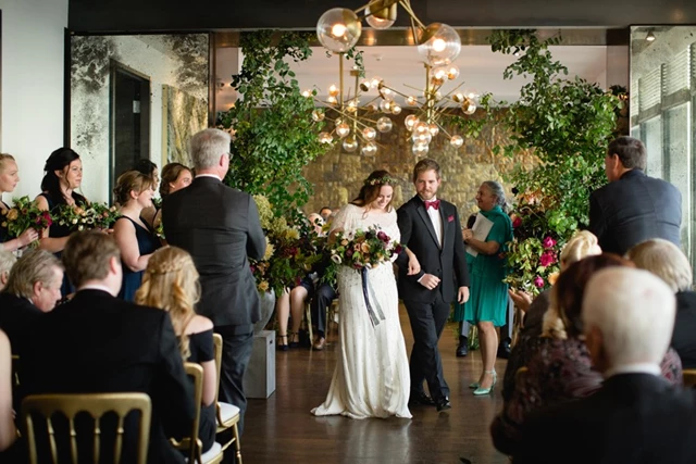 Canoe restaurant wedding