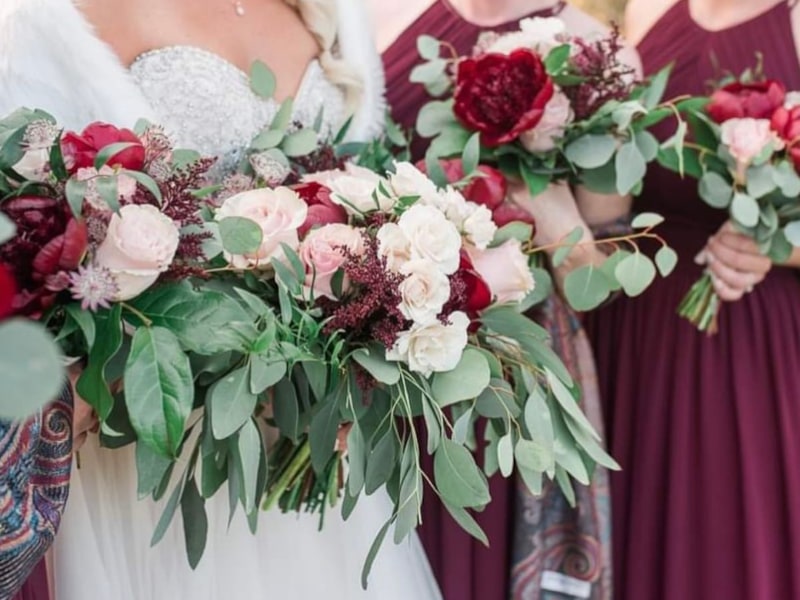 CHAMELEON EVENTS: a fall affair… executing our beautiful brides wishes for rich florals - stunning!